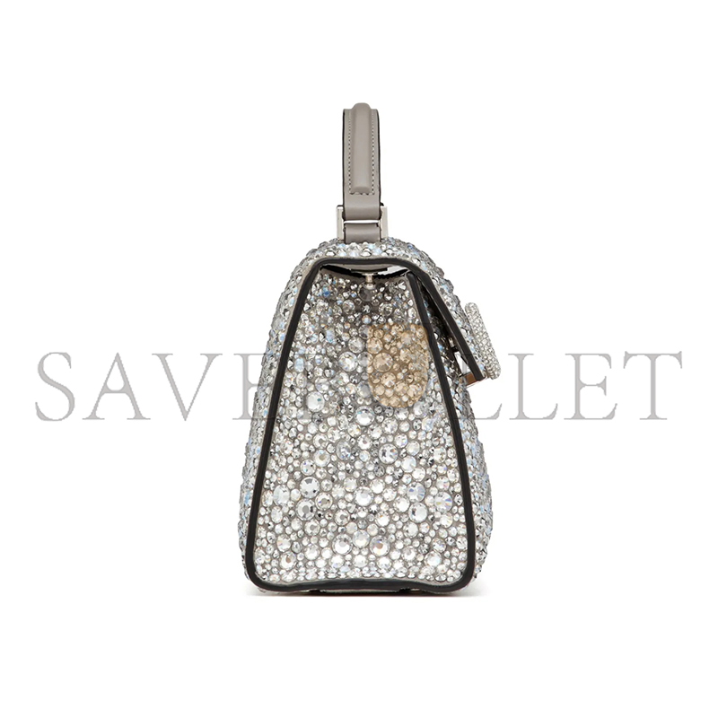 VALENTINO MINI VSLING HANDBAG WITH SPARKLING EMBROIDERY XW2B0G97VFF72A (19*13*9cm)